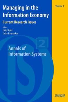 Paperback Managing in the Information Economy: Current Research Issues Book