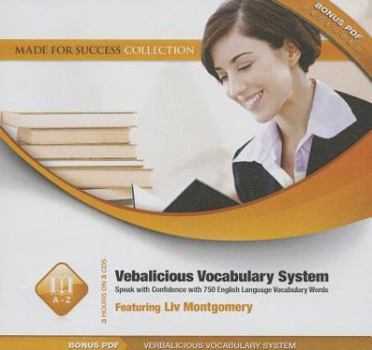 Audio CD Verbalicious Vocabulary System Lib/E: Speak with Confidence with 750 English Language Vocabulary Words Book