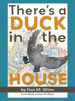 Hardcover There's a Duck in the House Book