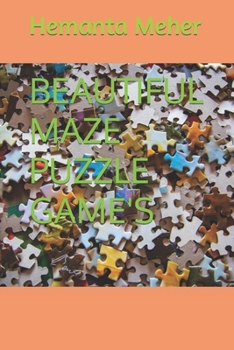 Paperback Beautiful Maze Puzzle Game's Book