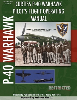 Paperback P-40 Warhawk Pilot's Flight Operating Manual Book