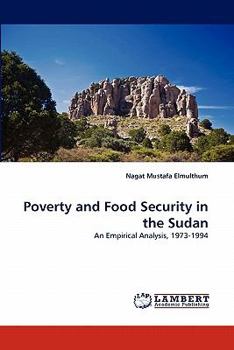 Paperback Poverty and Food Security in the Sudan Book
