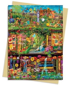 Cards Aimee Stewart: Garden Bookshelves Greeting Card Pack: Pack of 6 Book