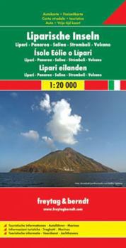 Aeolian Islands/Lipari/Panarea/Salina/Stromboli/Vulcano/Italy South (Freytag & Berndt road map)