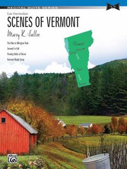 Paperback Scenes of Vermont: Sheet Book