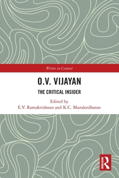 Paperback O. V. Vijayan: The Critical Insider Book