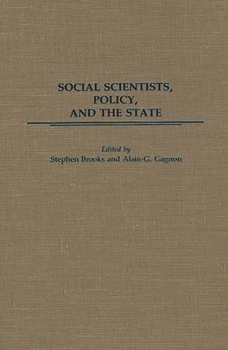 Hardcover Social Scientists, Policy, and the State Book