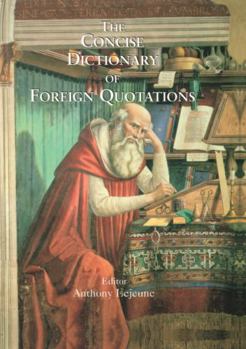 Hardcover Concise Dictionary of Foreign Quotations Book
