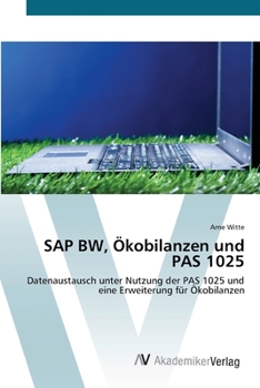 Paperback SAP BW, Ökobilanzen und PAS 1025 [German] Book