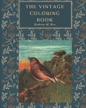 Paperback The Vintage Coloring Book