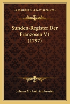 Paperback Sunden-Register Der Franzosen V1 (1797) [German] Book