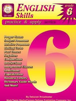 Paperback English Skills, Grade 6 Book