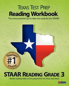 Paperback Texas Test Prep Reading Workbook, Staar Reading Grade 3: Aligned to the 2011-2012 Texas Staar Reading Test Book