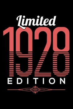 Paperback Limited 1928 Edition: Dot Grid Journal, Diary, Notebook, 6x9 inches with 120 Pages. Book