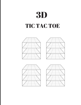 Paperback 3D Tic Tac Toe: Perfect Fun Family (Large Size 8.5x11, 100 Pages) Book