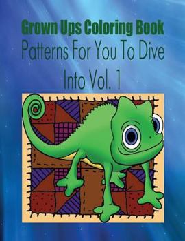 Paperback Grown Ups Coloring Book Patterns For You To Dive Into Vol. 1 Mandalas Book
