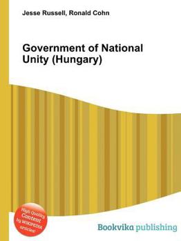 Paperback Government of National Unity (Hungary) Book