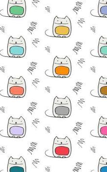 Paperback Cute Multi-Colored Kitty Pattern 5 X 8 Writer's Utility Notebook: The Perfect Size to Take in Your Purse, Satchel, Bookbag, Overnight Bag, Personal Ai Book