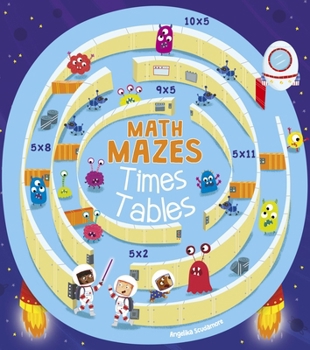 Paperback Math Mazes: Times Tables Book