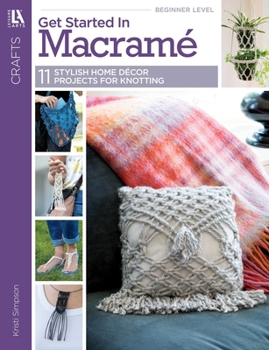 Paperback Macrame-11 Stylish Wall Hangings & Other Projects for Beginners Book