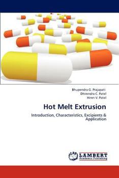 Paperback Hot Melt Extrusion Book