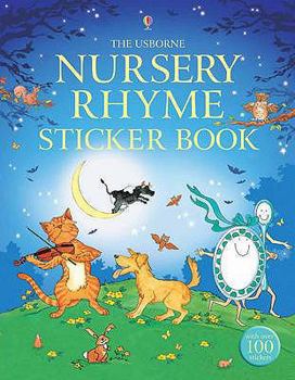 Paperback Nursery Rhyme Sticker Book (Usborne Sticker Books) Book