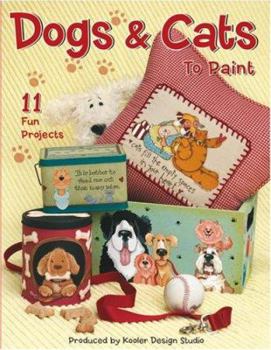 Paperback Dogs & Cats to Paint Book