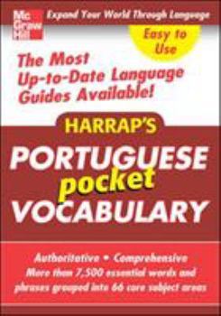 Paperback Harrap's Pocket Portuguese Vocabulary Book
