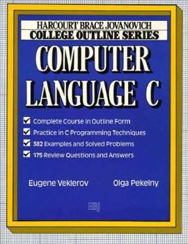 Paperback Computer Language C Book