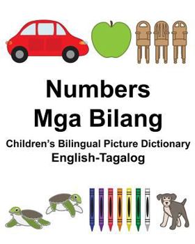 Paperback English-Tagalog Numbers/Mga Bilang Children's Bilingual Picture Dictionary Book