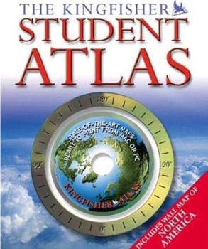 Hardcover The Kingfisher Student Atlas [With CD-ROM and Fold-Out Map] Book