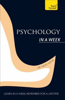 Paperback Psychology in a Week Book