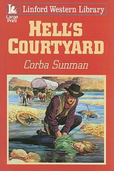 Paperback Hell's Courtyard [Large Print] Book