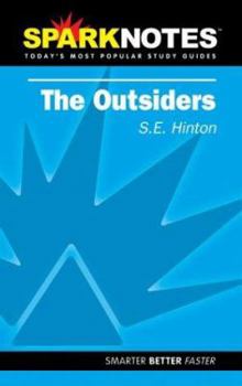 Paperback The Outsiders (Sparknotes Literature Guide) Book