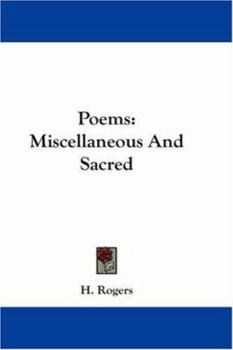Paperback Poems: Miscellaneous and Sacred Book