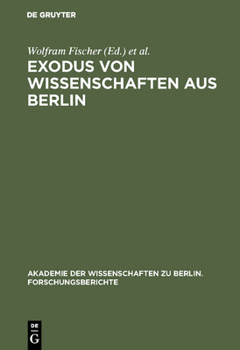 Hardcover Exodus von Wissenschaften aus Berlin [German] Book