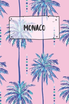 Monaco: Dotted Travel Diary Notebook or Journey Dotted Grid Journal - Holiday Trip Pocketbook for Men and Women with Dots