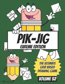 Paperback Pik-Jig: Pen and Ink Grid Adventures - Dive into Artistic Exploration with this Activity Book for Adults: Embark on an Artistic Book