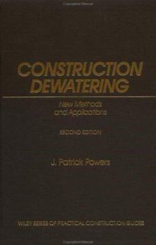 Hardcover Construction Dewatering: New Methods and Applications Book