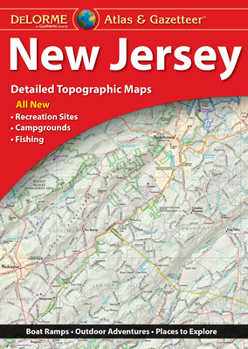 Map Delorme Atlas & Gazetteer: New Jersey Book