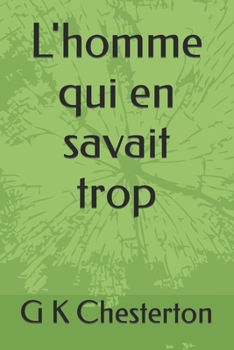 Paperback L'homme qui en savait trop [French] Book
