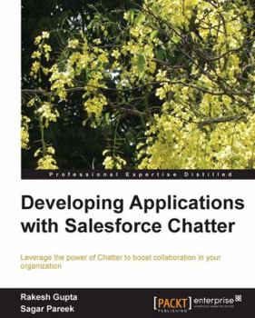 Paperback Developing Applications with Salesforce Chatter Book