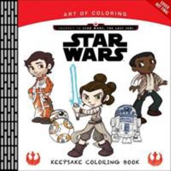 Paperback Art of Coloring Journey to Star Wars: The Last Jedi: Keepsake Coloring Book