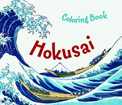 Paperback Coloring Book Hokusai Book