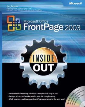 Paperback Microsofta Office Frontpagea 2003 Inside Out Book