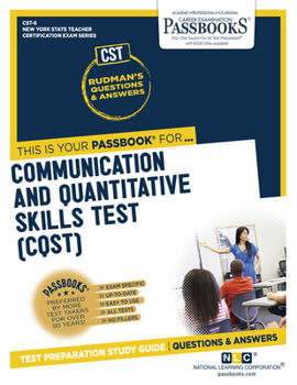 Paperback Communication and Quantitative Skills Test (Cqst) (Cst-6): Passbooks Study Guide Volume 6 Book