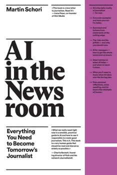 Paperback AI in the Newsroom Book