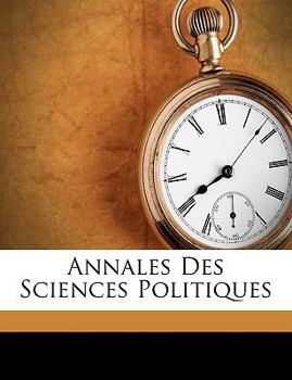 Paperback Annales Des Sciences Politiques [French] Book