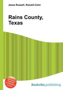 Paperback Rains County, Texas Book