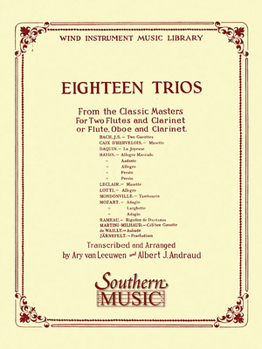 Paperback 18 Trios (Complete) from Classic Master: Woodwind Trio Book